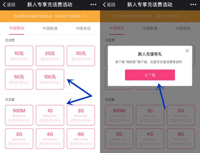 2元话费券+1.5元流量券