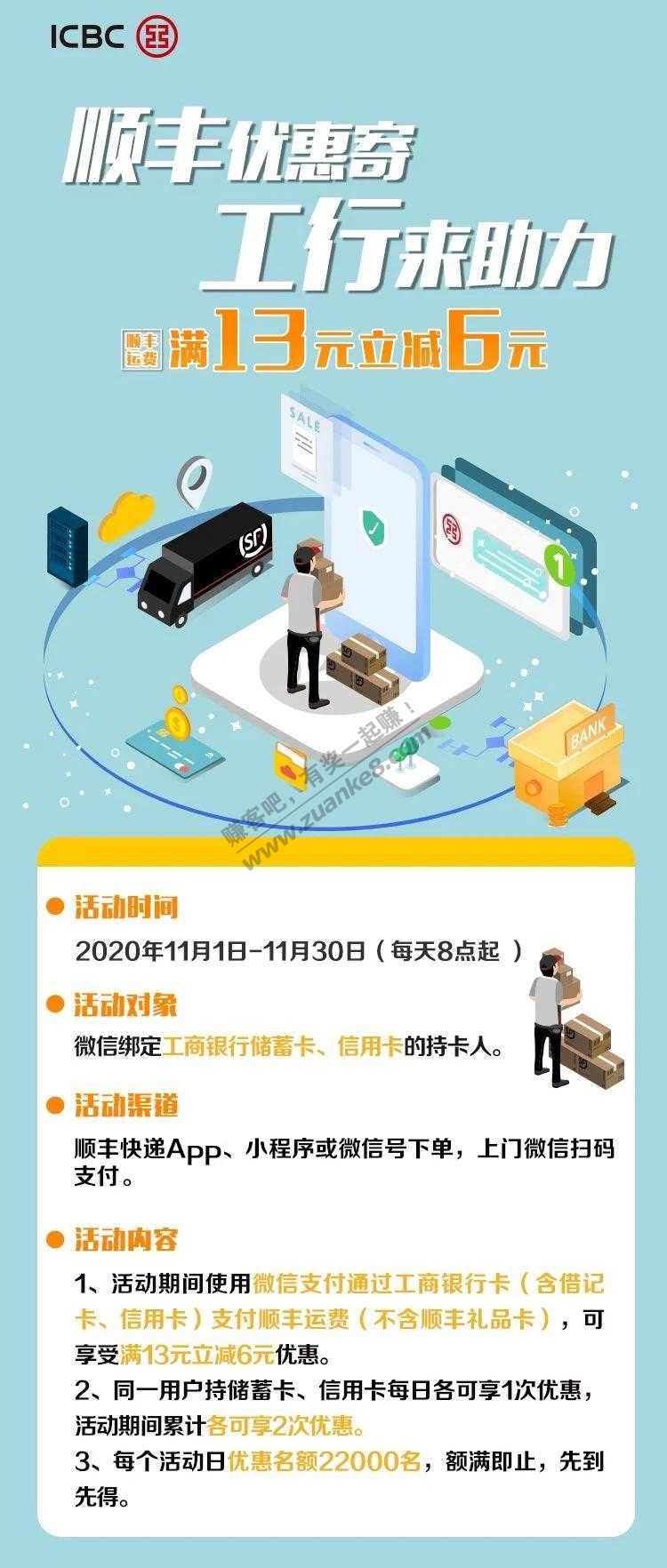工商银行顺丰满13-6