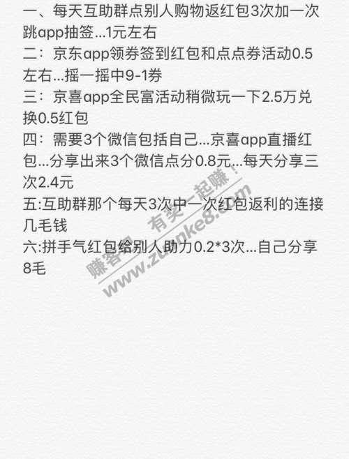 金融码券…京喜红包总结