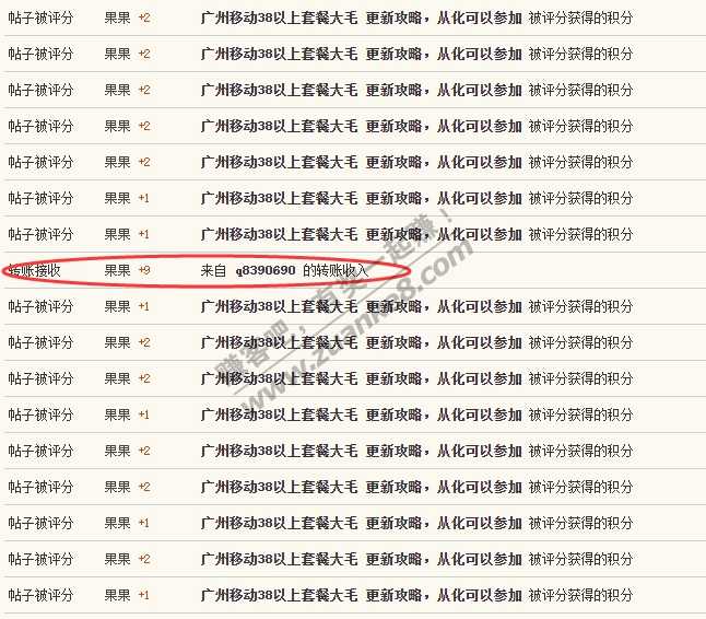 广州移动和包券后续玩法