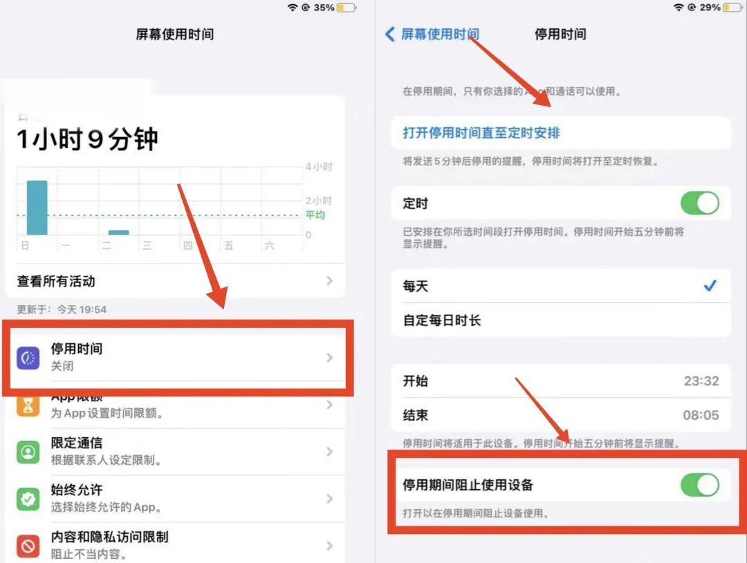 让孩子不再沉迷手机游戏,可用苹果手机【屏幕使用时间】控制时间!